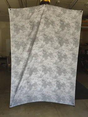 Westcott 817967002356 X Drop Wrinkle Resistant Backdrop Kit Clowdy Foggy Grey 5 7ft Fast Sh #3