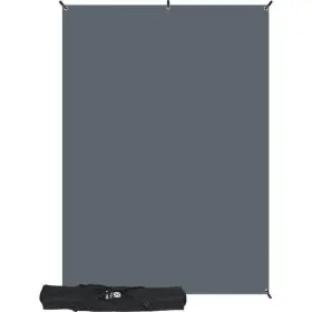 Westcott 817967007887 X-drop Wrinkle-resistant Backdrop Kit Neutral Gray 5ft X 7ft