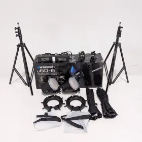 Ob041725n18 Westcott Open Box Fair U60-b Bi-color 2-light Led Monolight Kit With 22 Inch Oct