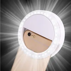 Windy City Novelties 716148301007 Led Selfie Ring Light Compatible With Iphone Android And Laptops For Perf