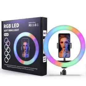 Wmm 647168762038 10 Inch Replaceable Selfie Ring Light Without Tripod 32 Color Modes Dimmable L
