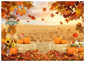 12608-7x5 Wolada Fall Backdrops For Photography Autumn Backdrop 7x5ft 12608