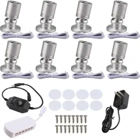 Ne-0183-08-sl Yaeccc Dimmable Led Mini Spotlight Jewelry Showcase Display Lights Silvery P