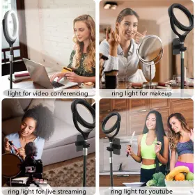 Yarrashop 612520808044 Zoom Light For Computer Adjustable Desk Ring Video Calls Circle L #2