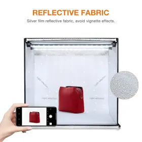 Yesker 739515569848 Photo Light Box 20x20x20 Inch Portable Lighting Tent Kit Brightness A #2