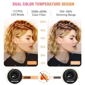 Ysk013 Yesker Ring Light 18 Inch Led Ringlight Kit With 73 Tripod Stand Phone Hol #2