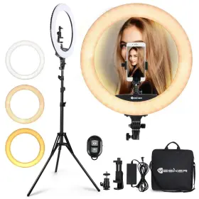 Ysk013 Yesker Ring Light 18 Inch Led Ringlight Kit With 73 Tripod Stand Phone Hol