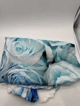 3x25nlt02475aad Yongfoto 10x8ft Rose Flower Wall Photography Background Backdrop Blue White