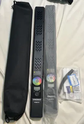 2-yongnuo Yongnuo Yn360iii Led Video Light 5600k And Rgb Full Color New Tested