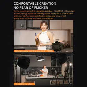 Ysx0730689685808cz Yongnuo Ynlux200 Handheld Video 200w High Photography A2d6 #2