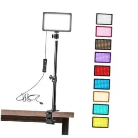 Pb004 Youpro Technology Co. Ltd 1 Pack Led Desk Key Light Video With C-clamp Stand 9 Color Filters