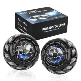 Beam-70w Yufanya Yf071404 2.5inch Honeycomb Bi Led Projector Lenses With High Low 2000
