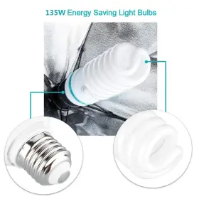 Yyao 746297390171 Photography Lighting Kit 2 Softbox 135 W Light Bulbs Studio #2