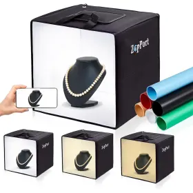 Z-lb-30cm Zapport Photo Light Box Photography 12x12 Studio Lightbox With 120 Led Lights