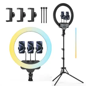 Zt-126 Zecti 18 Inch Ring Light Kit With 82 Foldable Stand Cri 95 2700-6500k Color Temperatu