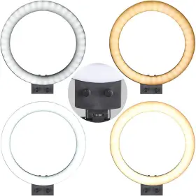 Zehuoge 689739645906 8 Inch Led Ring Light With Tripod Stand Rotatable Phone Holder And Remote Controller & #3