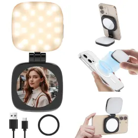 Fwtq34 Zestefy Magnetic Selfie Light Folding Led Phone For Video Recording Pictures W