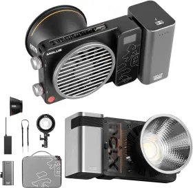 100w Zhiyun 191493003095 X100 Combo Pocket Led Video Light With Reflector/bowens Adapter Kit