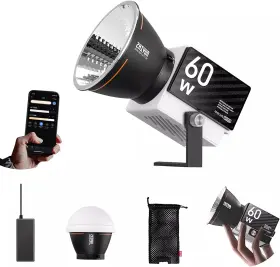 Zhiyun 191493003101 Molus G60 Video Light 60w Portable Studio Led For Shooting