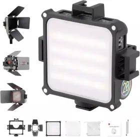 Zhiyun 191493003903 Fiveray M20 Combo 20w Pocket Camera Light 2700k-6500k Cri 95 Bandoor