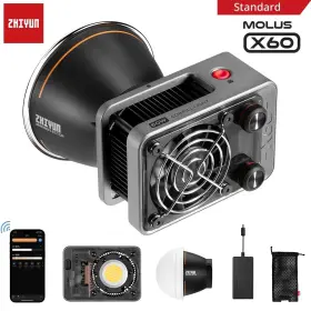 Zhiyun 191493004214 Molus X60 60w Bi-color Led Monolight Video Light Continuous Lighting