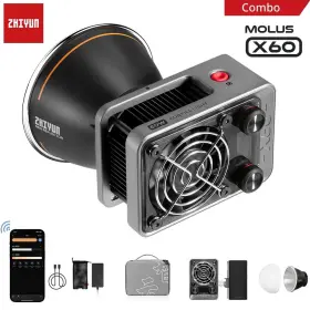 Zhiyun 191493004252 X60 Combo Continuous Led Video Light 60w 2700-6500k Photography
