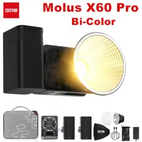 Zhiyun 191493004399 Molus X60 Pro 60w Hand Pocket Cob Led Video Light Bi-color 2700k-6500k #3