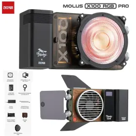 X100 Zhiyun 191493005105 Rgb Pro Led Light With Appcontrol Photography Video Lighting Kit