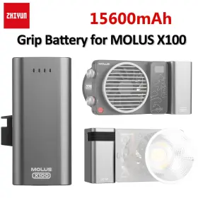 C000638g6 Zhiyun Molus X100 Grip Battery 15600mah For Combo Pro Led Video Light