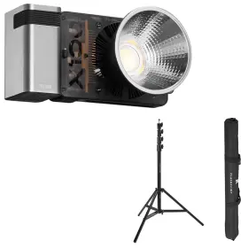 C040011am1 Zhiyun Molus X100 100w Bi-color Cob Led Light Combo Kit With 9.5ft Pro Stand