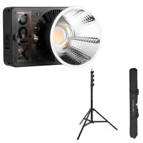 C040018am1 Zhiyun Molus X100 100w Bi-color Pocket Cob Led Light Pro Kit With 9.5ft Stand