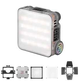 C040034abr2 Zhiyun Fiveray M20 20w Bi-color Pocket Led Light Combo With 9.5ft Pro Stand #2