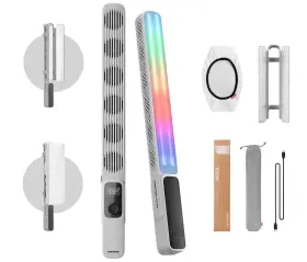 Cf100 Zhiyun Cinepeer 100w Led Video Light Wand Rgb Color 2700k 6500k Portbl New