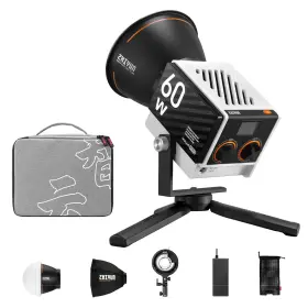 Pl103bc Zhiyun Molus G60 Combo Bi-color Video Light 300g Portable 60w Cob Led Conti