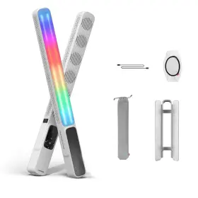 Zy00046 Zhiyun Cinepeer Cf100 100w Rgb Light Wand Handheld Led Video Cct 2700k 6500k Tlci