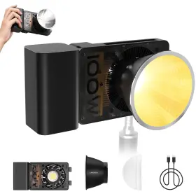 Zyplm105 Zhiyun Cinepeer Cx100 100w Led Video Light Official With Built-in 4500mah Battery