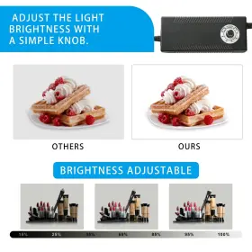 Zkeezm 722563940776 Light Box Photography 24 Inch X24 With 120led Lights And 6 Color Backdrops Photo #2