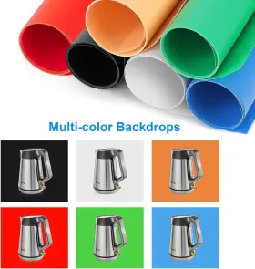 Zk-ry-06 Zkeezm Photo Studio Light Box Photography 32 X32 With 100 Led And 6 Colors Backdrops #2