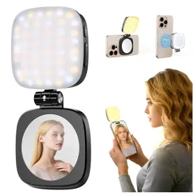 Fl302bk Zoinshot Magnetic Phone Light Mini Ring For With 5 Color Temps And 360 Rot