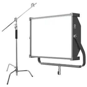 1000w Zolar 192223262171 Vega 80c Rgbaw Led Light Panel With 10ft Turtle Base C-stand Grip Arm