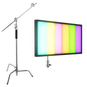 Bd6001 Zolar Blade 60c 140w Rgbaw Led Light Panel Basic Kit With 10ft Turtle Base C-stand