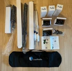 Limo Studio LMS103 Portrait Kit 2 Stands Umbrellas Bulbs Clamps Bag. Fixed Price $54.99.