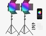 Neewer Rgb Led Video Light App Control 50W 660 Pro (/w Batteries And Chrger). Fixed Price $340.00.