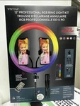 Vivitar Vlog Essentials 12 Inch Full Color Rgb Led Ring Light 360* Rotation. Fixed Price $14.45.