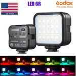 Us Godox 3200-6500K Mini Rgb Video Light 1800MAH Li-ion Battery. Fixed Price $34.90.