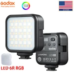Us Godox Led 6R Rgb Video Light Hsi 36000 Colors Cct Bicolor 3200K-6500K. Fixed Price $34.90.