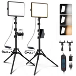 2-PACK Led Video Kit, Niceveedi Studio Light, 2800-6500K Dimmable Photo.... Fixed Price $57.15.