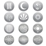 Soonpho 12-PACK Round Gobo Kit, 66MM Metal Plate With Different Patterns Work.... Fixed Price $33.56.