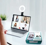 Ring 5'' Usb Portable Lighting 3200K-6500K Dimmable Led Clip On Computer. Fixed Price $19.99.
