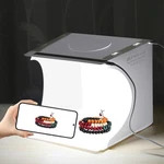 Puluz 20CM Led Photo Studio Light Box Kit Portable Shooting Tent 6 Backdrops. Fixed Price $21.99.